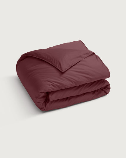 Duvet Cover Satin Red Wine
