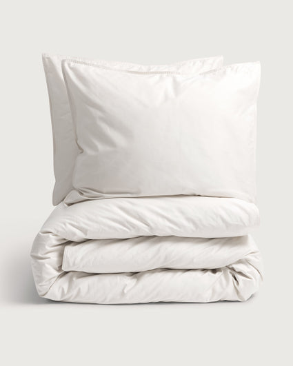 Bedding Set Satin White