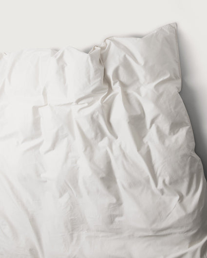 Bedding Set Satin White