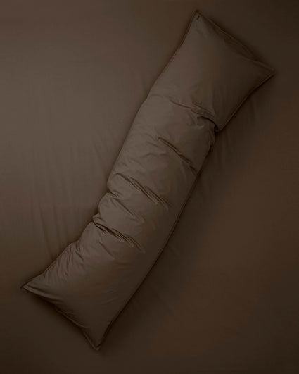 bedMATE Pillowcase Cotton Coffee Brown