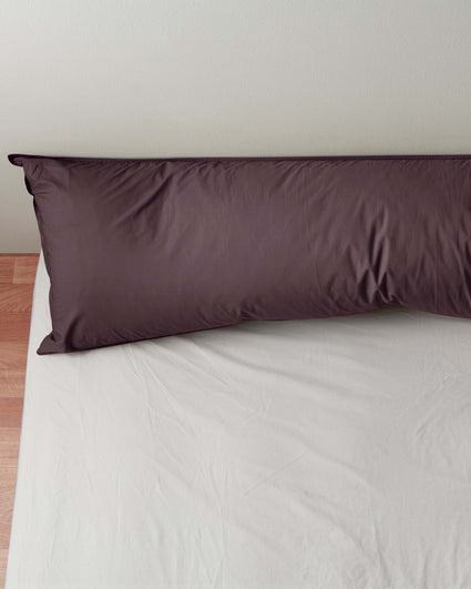 bedMATE Pillowcase Cotton Plum Black