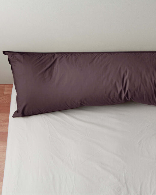 bedMATE Pillowcase Cotton Plum Black