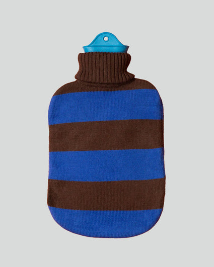 Hot Water Bottle Cobalt Dark Brown