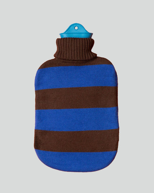 Hot Water Bottle Cobalt Dark Brown