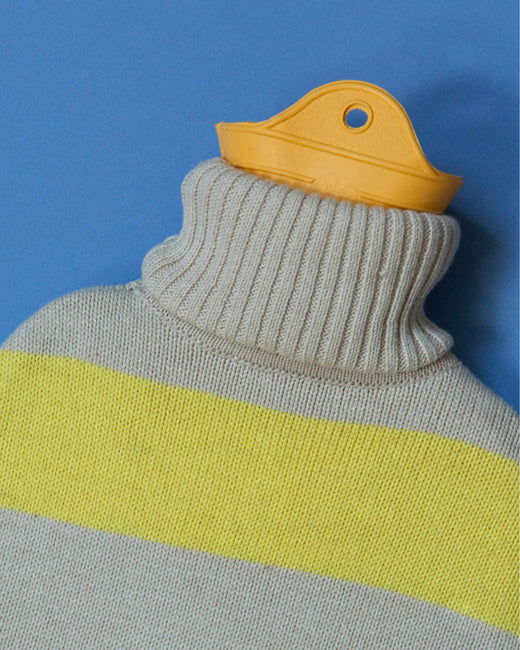 Hot Water Bottle Yellow Beige