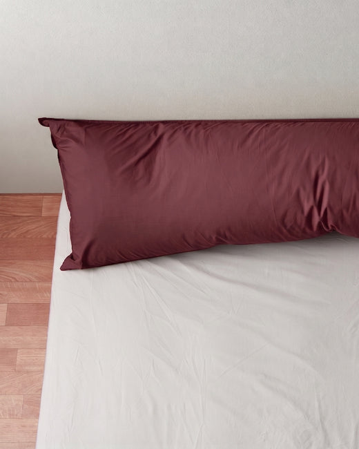 bedMATE Pillowcase Satin Red Wine