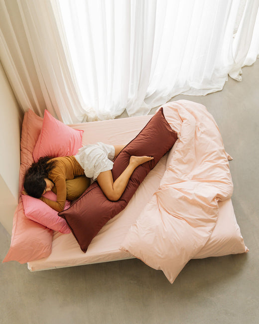 bedMATE Cotton Pillowcase Dusty Rose