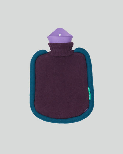 Mini Bumper Hot Water Bottle Aubergine